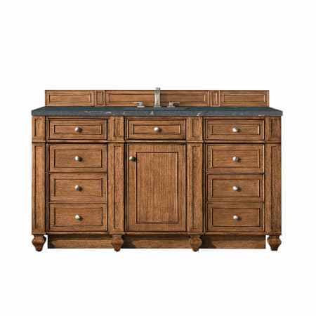 A large image of the James Martin Vanities 157-V60S-3PBL Saddle Brown