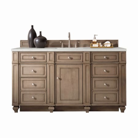 A large image of the James Martin Vanities 157-V60S-3LDL Whitewashed Walnut