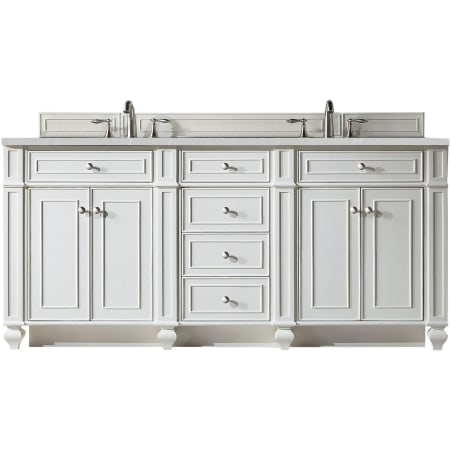 A large image of the James Martin Vanities 157-V72-3ESR Bright White