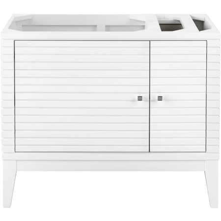A large image of the James Martin Vanities 210-V36 Glossy White