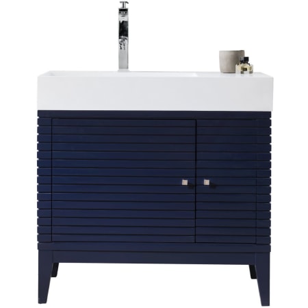 A large image of the James Martin Vanities 210-V36 Victory Blue
