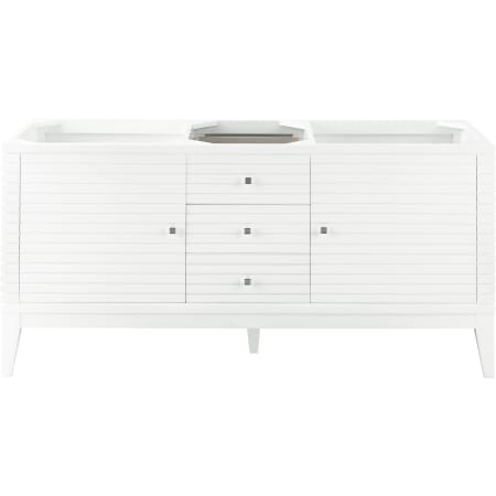 A large image of the James Martin Vanities 210-V59D Glossy White