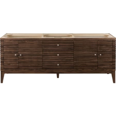 A large image of the James Martin Vanities 210-V72D Mid Century Walnut
