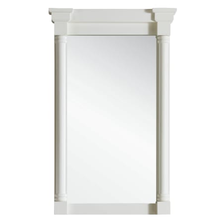 A large image of the James Martin Vanities 238-107-M27 Bright White