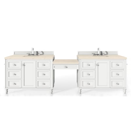 A large image of the James Martin Vanities 301-V122-DU-3EMR Bright White