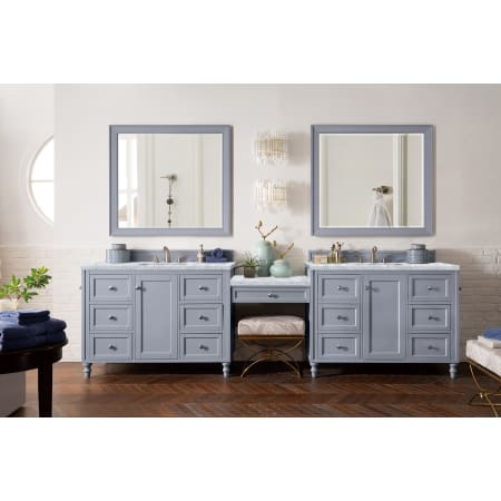 A large image of the James Martin Vanities 301-V122-DU-3CAR Silver Gray