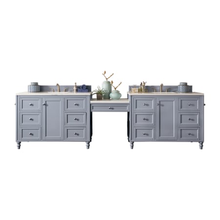 A large image of the James Martin Vanities 301-V122-DU-3WZ Silver Gray