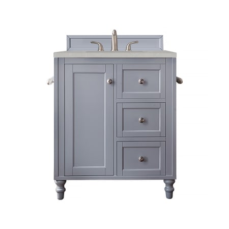 A large image of the James Martin Vanities 301-V30-3ESR Silver Gray