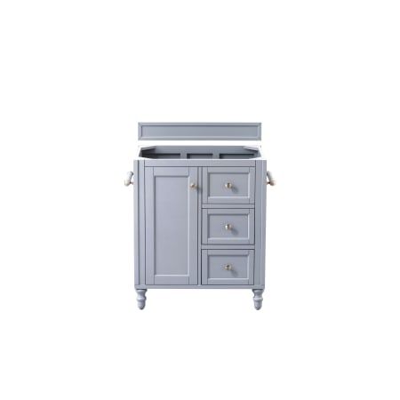 A large image of the James Martin Vanities 301-V30 Silver Gray