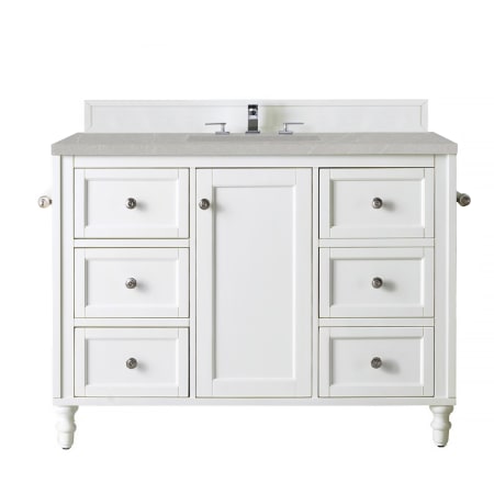 A large image of the James Martin Vanities 301-V48-3ESR Bright White