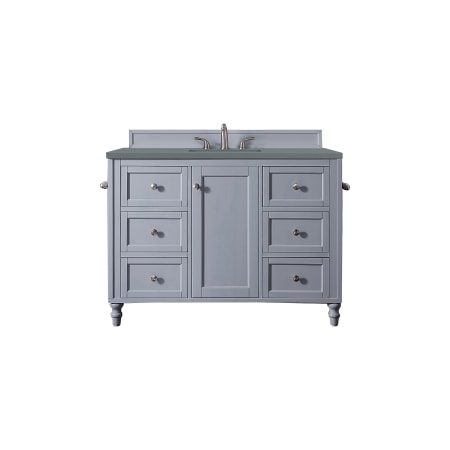 A large image of the James Martin Vanities 301-V48-3CBL Silver Gray