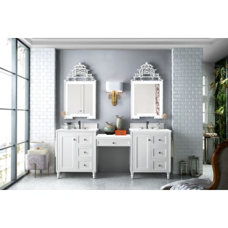 A large image of the James Martin Vanities 301-V86-DU-3WZ Bright White