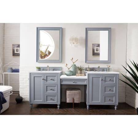 A large image of the James Martin Vanities 301-V86-DU-3AF Silver Gray