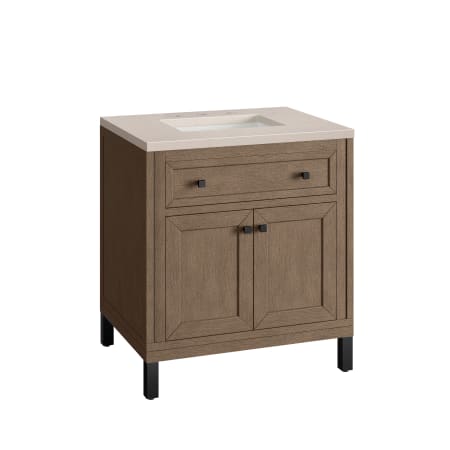 A large image of the James Martin Vanities 305-V30-3EMR-HW Alternate Image