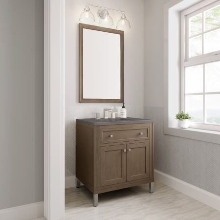 A large image of the James Martin Vanities 305-V30-3GEX Alternate Image