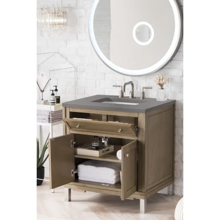 A large image of the James Martin Vanities 305-V30-3GEX Alternate Image