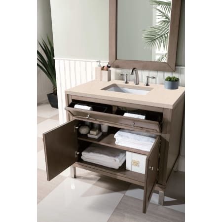 A large image of the James Martin Vanities 305-V36-3EMR Alternate Image