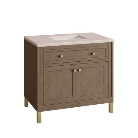 A large image of the James Martin Vanities 305-V36-3EMR-HW Alternate Image