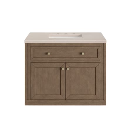 A large image of the James Martin Vanities 305-V36-3EMR-HW Alternate Image