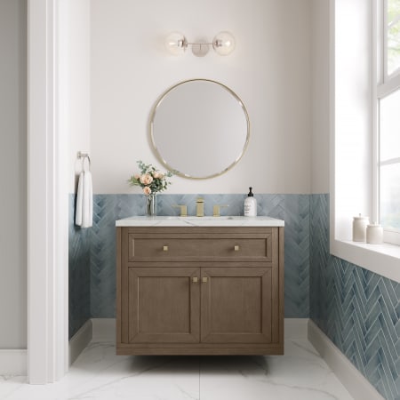 A large image of the James Martin Vanities 305-V36-3ENC-HW Alternate Image