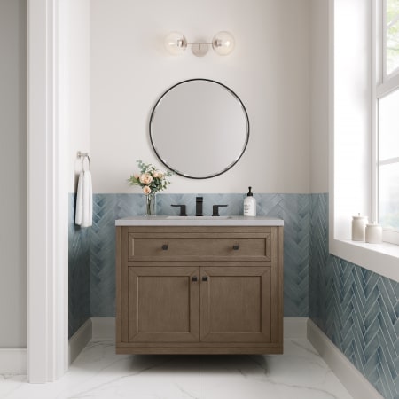 A large image of the James Martin Vanities 305-V36-3ESR-HW Alternate Image