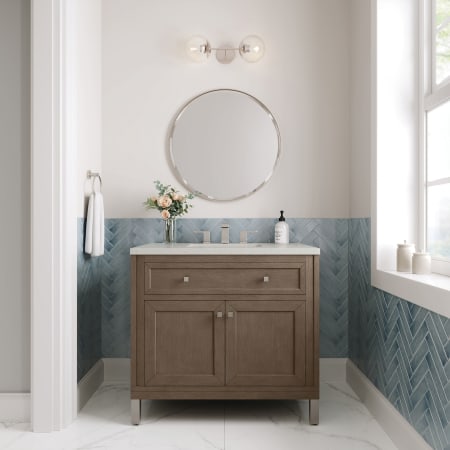 A large image of the James Martin Vanities 305-V36-3LDL Alternate Image