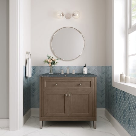 A large image of the James Martin Vanities 305-V36-3PBL Alternate Image