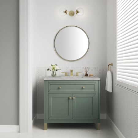 A large image of the James Martin Vanities 305-V36-3VSL Alternate Image