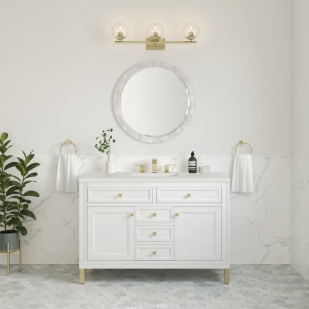 A large image of the James Martin Vanities 305-V48-3LDL Alternate Image