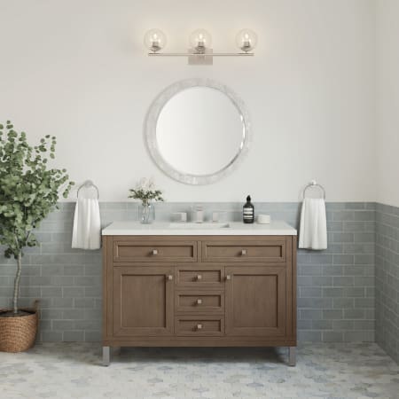 A large image of the James Martin Vanities 305-V48-3LDL Alternate Image