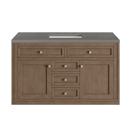 A large image of the James Martin Vanities 305-V48-3GEX White Washed Walnut