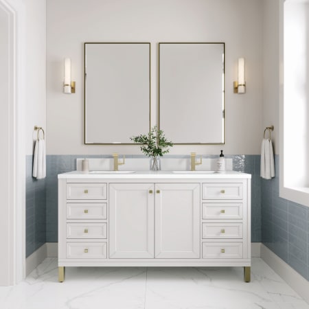 A large image of the James Martin Vanities 305-V60D-1WZ Alternate Image