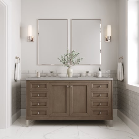 A large image of the James Martin Vanities 305-V60D-3ESR Alternate Image