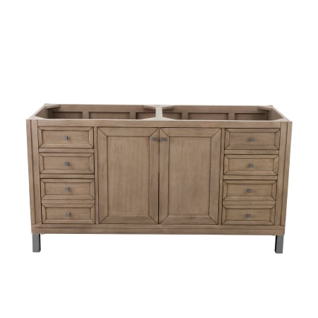 A large image of the James Martin Vanities 305-V60D White Washed Walnut