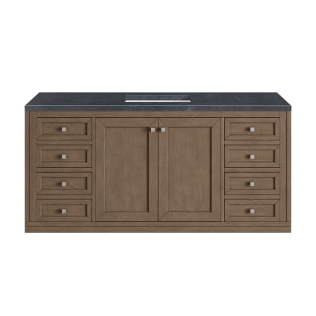 A large image of the James Martin Vanities 305-V60S-3CSP-HW White Washed Walnut / Brushed Nickel