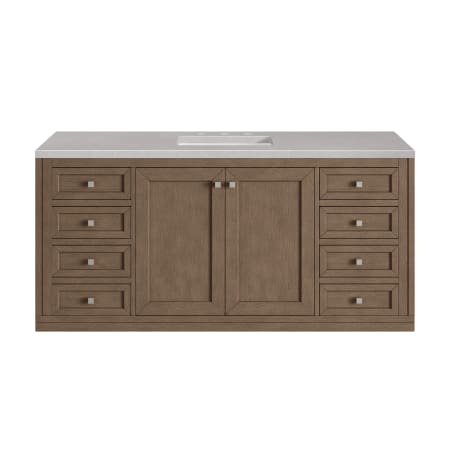 A large image of the James Martin Vanities 305-V60S-3ESR White Washed Walnut