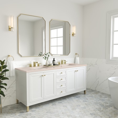 A large image of the James Martin Vanities 305-V72-3EMR Alternate Image