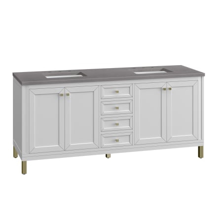A large image of the James Martin Vanities 305-V72-3GEX Alternate Image