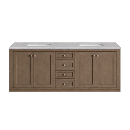 A large image of the James Martin Vanities 305-V72-3EJP White Washed Walnut