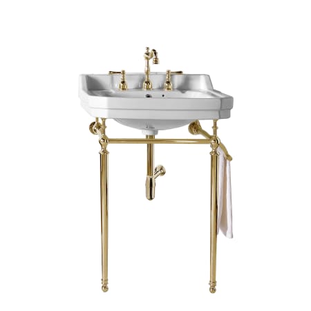 A large image of the James Martin Vanities 318-V24-CRM Brass