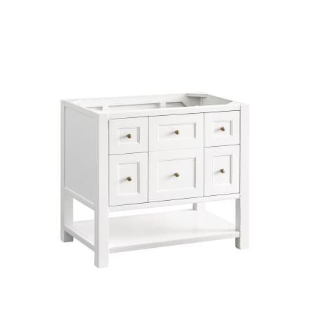 A large image of the James Martin Vanities 330-V36 Bright White