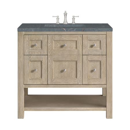 A large image of the James Martin Vanities 330-V36-3PBL Whitewashed Oak