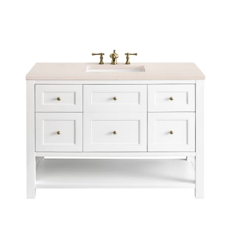 A large image of the James Martin Vanities 330-V48-3EMR Bright White