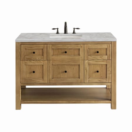 A large image of the James Martin Vanities 330-V48-3VSL Light Natural Oak