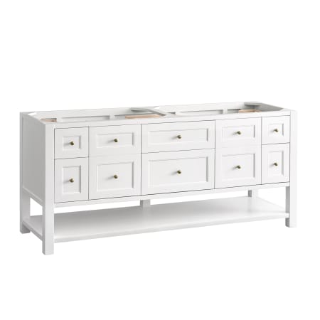 A large image of the James Martin Vanities 330-V72 Bright White