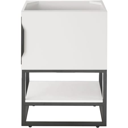 A large image of the James Martin Vanities 388-V24-MBK Glossy White