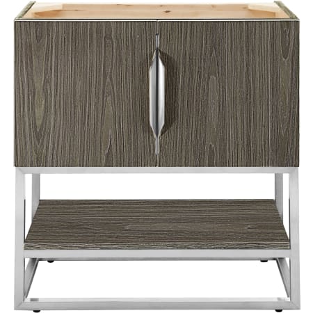 A large image of the James Martin Vanities 388-V31.5-BNK Ash Gray