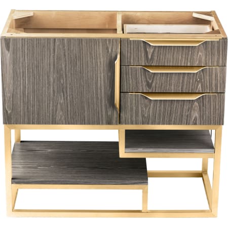 A large image of the James Martin Vanities 388-V36-RG Ash Gray