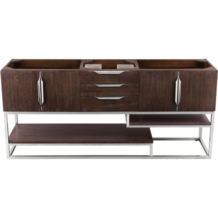 A large image of the James Martin Vanities 388-V72D-BN Coffee Oak