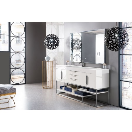 A large image of the James Martin Vanities 388-V72S-BN-GW Alternate Image